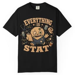 Everything STAT t-shirt in Moss, thumbnail 2