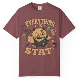 Everything STAT t-shirt in Moss, thumbnail 9