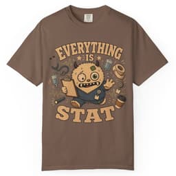 Everything STAT t-shirt in Moss, thumbnail 4