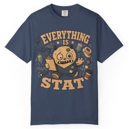 Everything STAT t-shirt in Moss, thumbnail 3