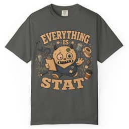 Everything STAT t-shirt in Moss, thumbnail 5