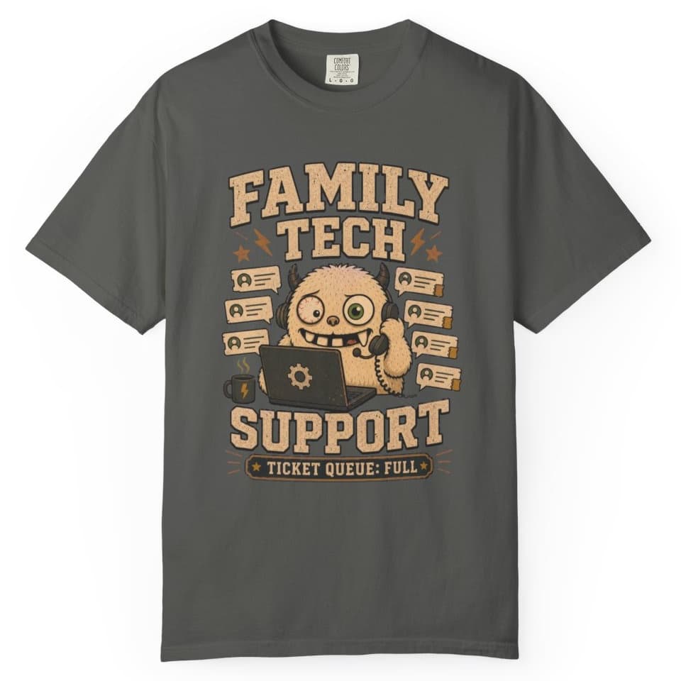 Ticket Queue Hero t-shirt in Black, photo 4