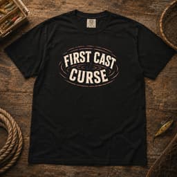 First Cast Curse t-shirt in Black, thumbnail 1