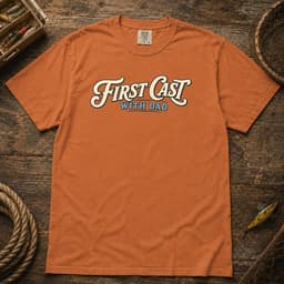 First Cast With Dad t-shirt in Midnight, thumbnail 9