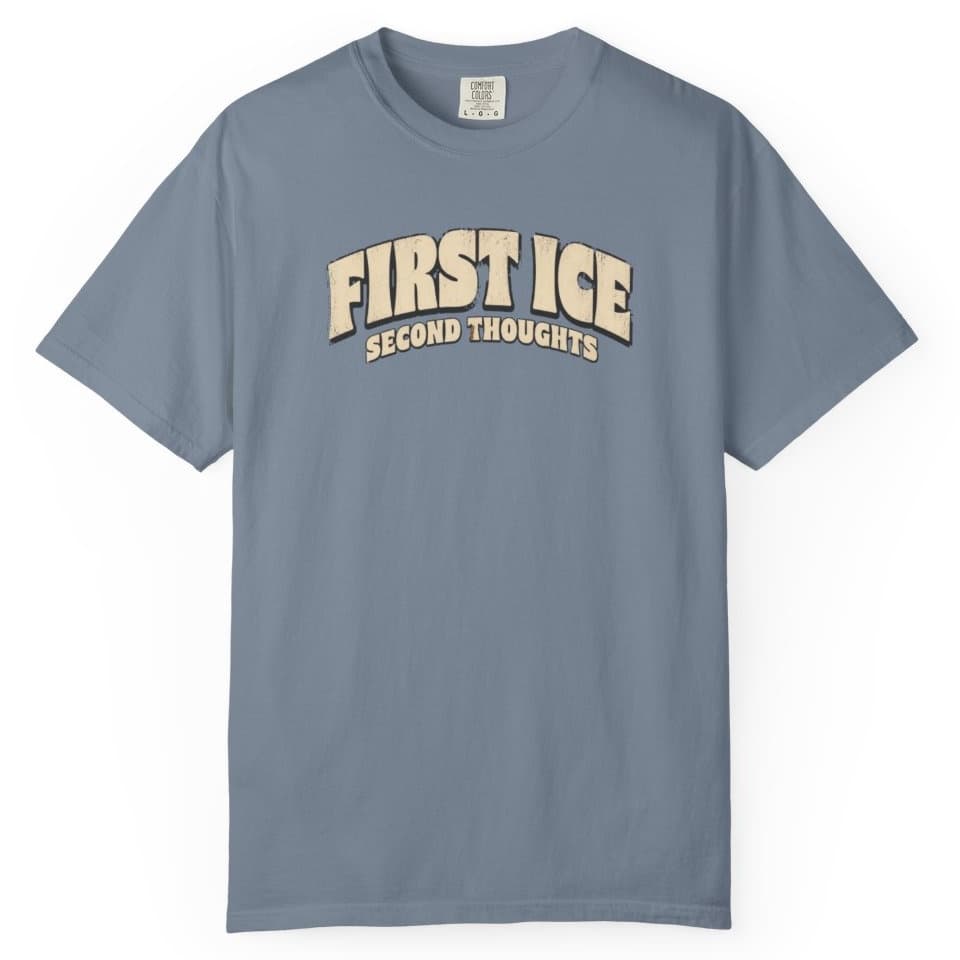 First Ice Second Thoughts Shirt t-shirt in Midnight, photo 9