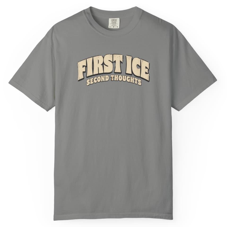 First Ice Second Thoughts Shirt t-shirt in Midnight, photo 8