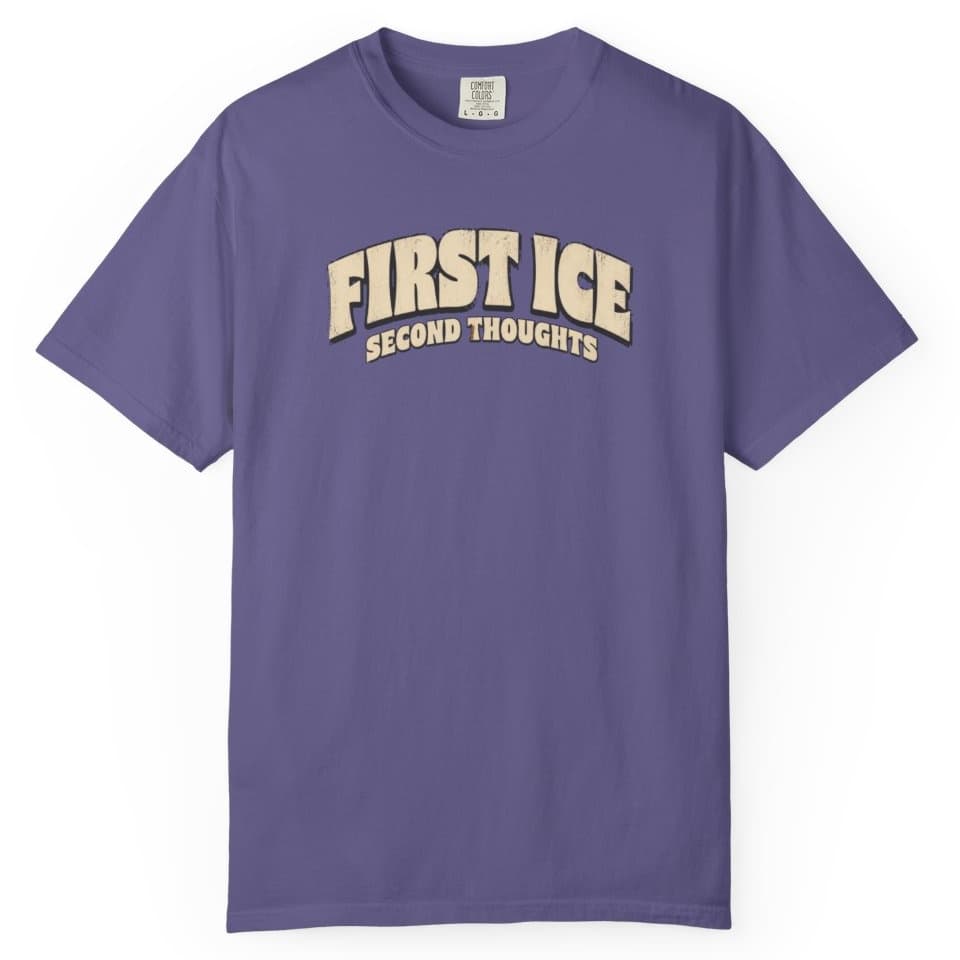 First Ice Second Thoughts Shirt t-shirt in Midnight, photo 7
