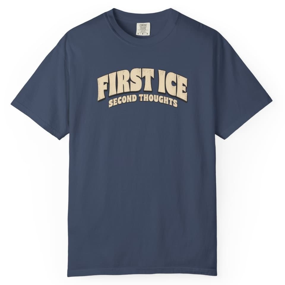 First Ice Second Thoughts Shirt t-shirt in Midnight, photo 1