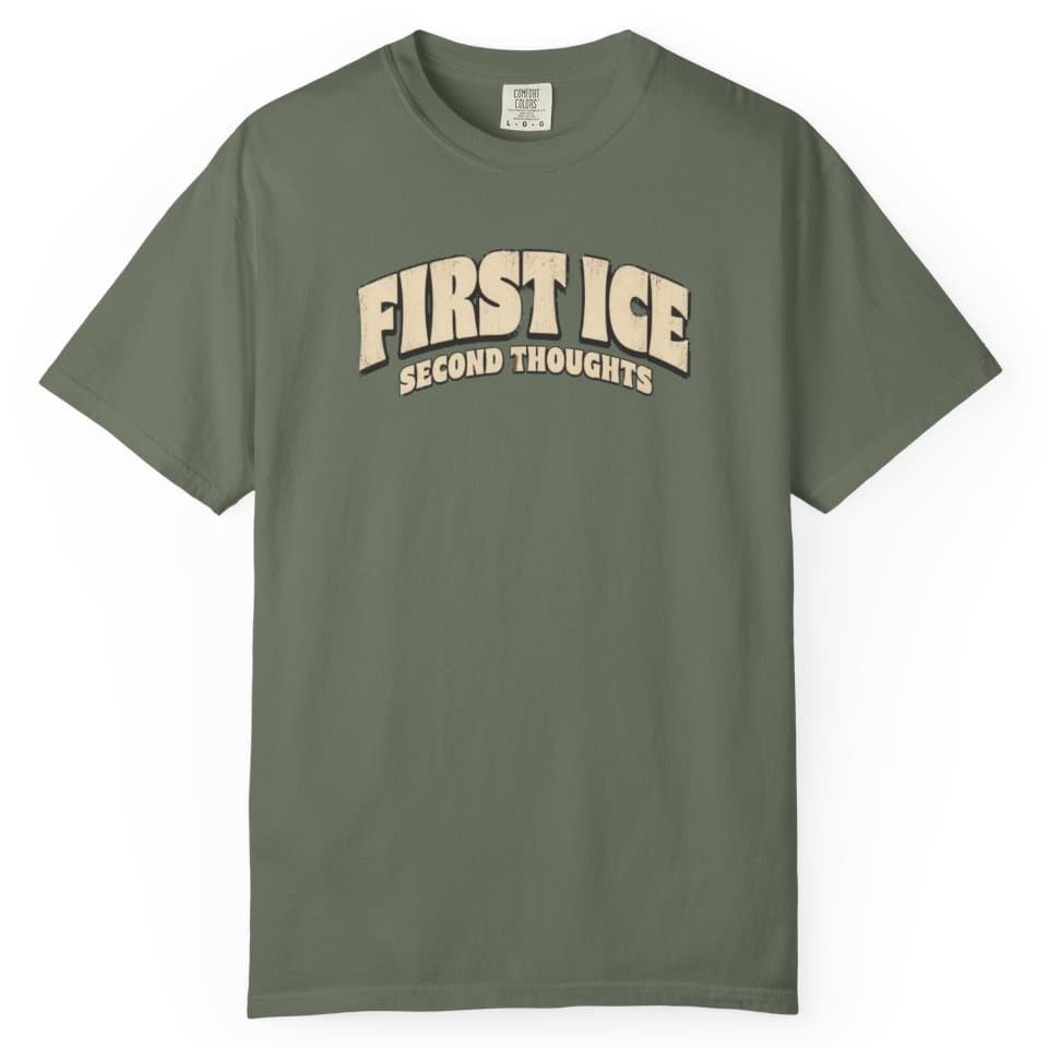 First Ice Second Thoughts Shirt t-shirt in Midnight, photo 5