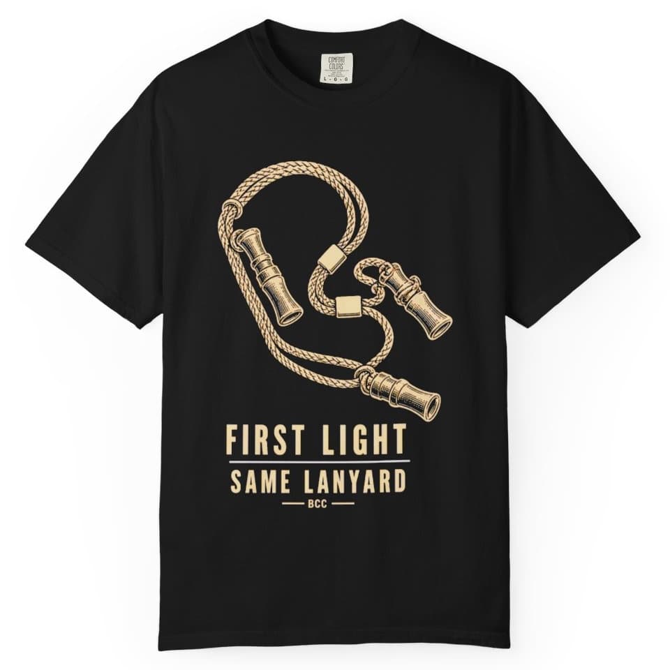 First Light Same Lanyard Duck Hunting Shirt t-shirt in Midnight, photo 2