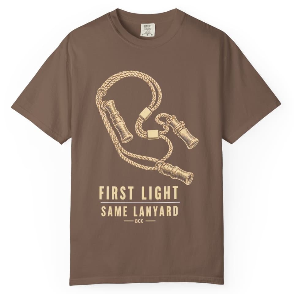 First Light Same Lanyard Duck Hunting Shirt t-shirt in Midnight, photo 3