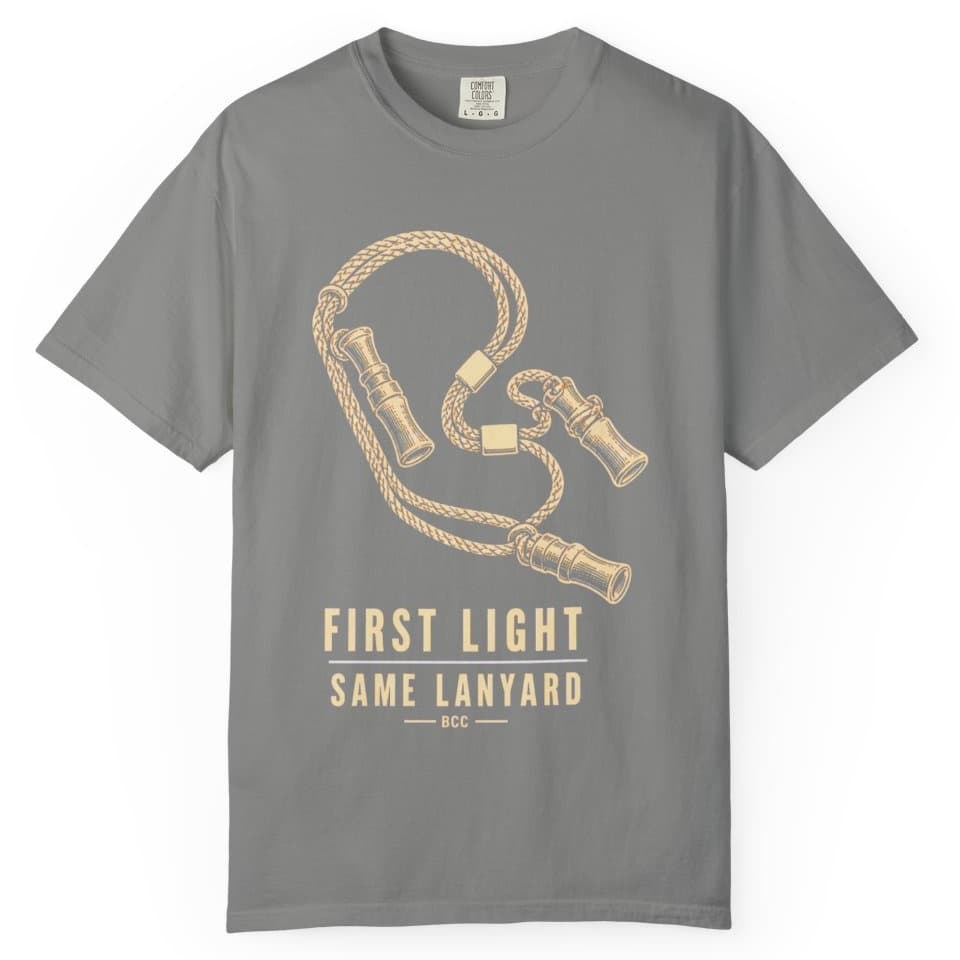 First Light Same Lanyard Duck Hunting Shirt t-shirt in Midnight, photo 7