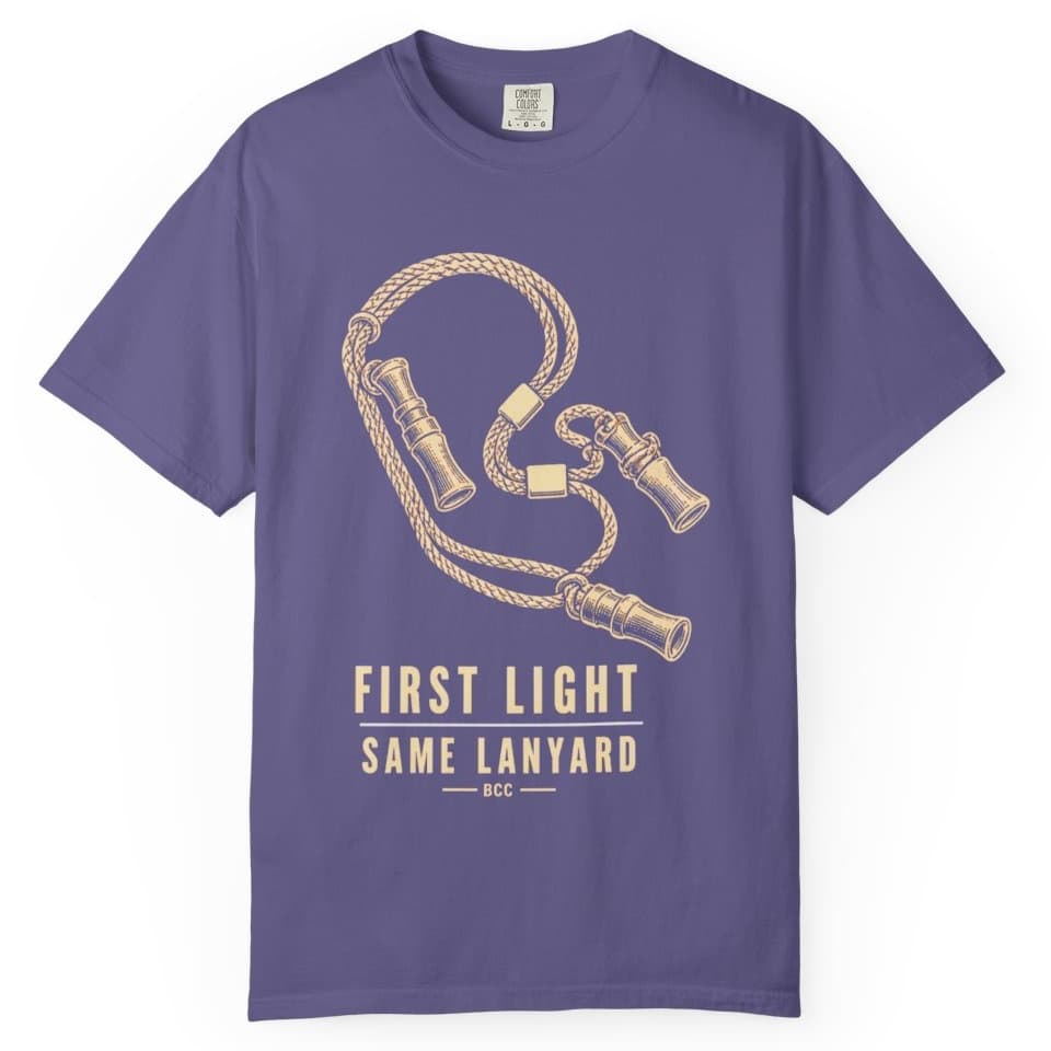 First Light Same Lanyard Duck Hunting Shirt t-shirt in Midnight, photo 6