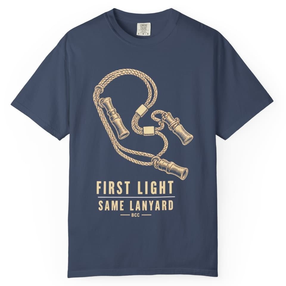 First Light Same Lanyard Duck Hunting Shirt t-shirt in Midnight, photo 1