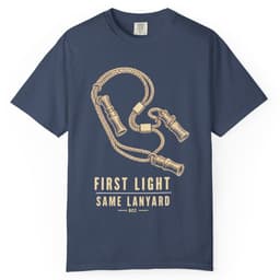 First Light Same Lanyard Duck Hunting Shirt t-shirt in Midnight, thumbnail 1