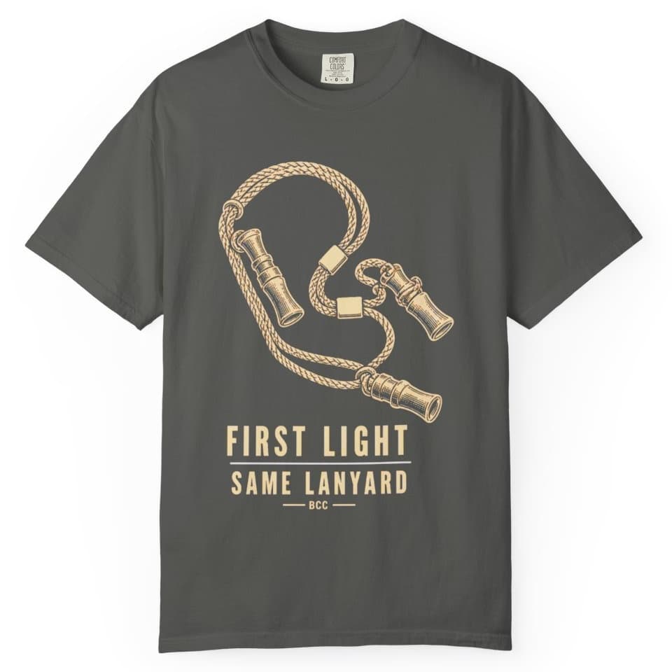 First Light Same Lanyard Duck Hunting Shirt t-shirt in Midnight, photo 4