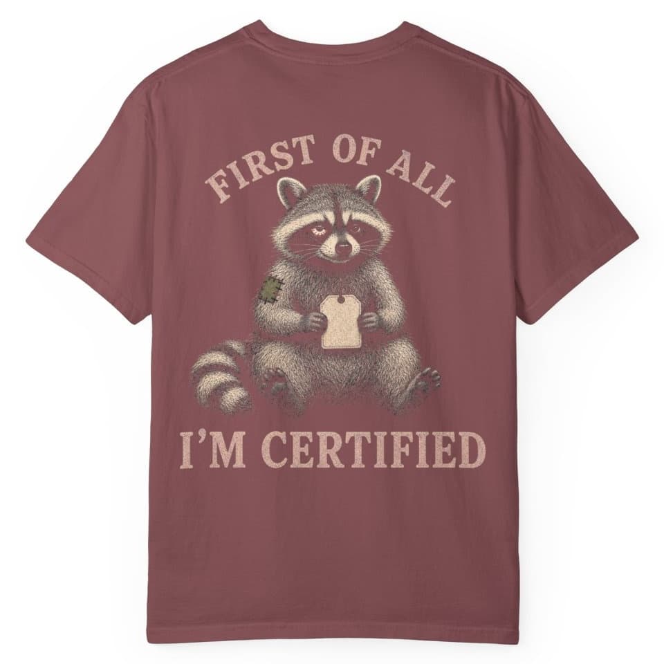 Certified First t-shirt in Black, photo 17
