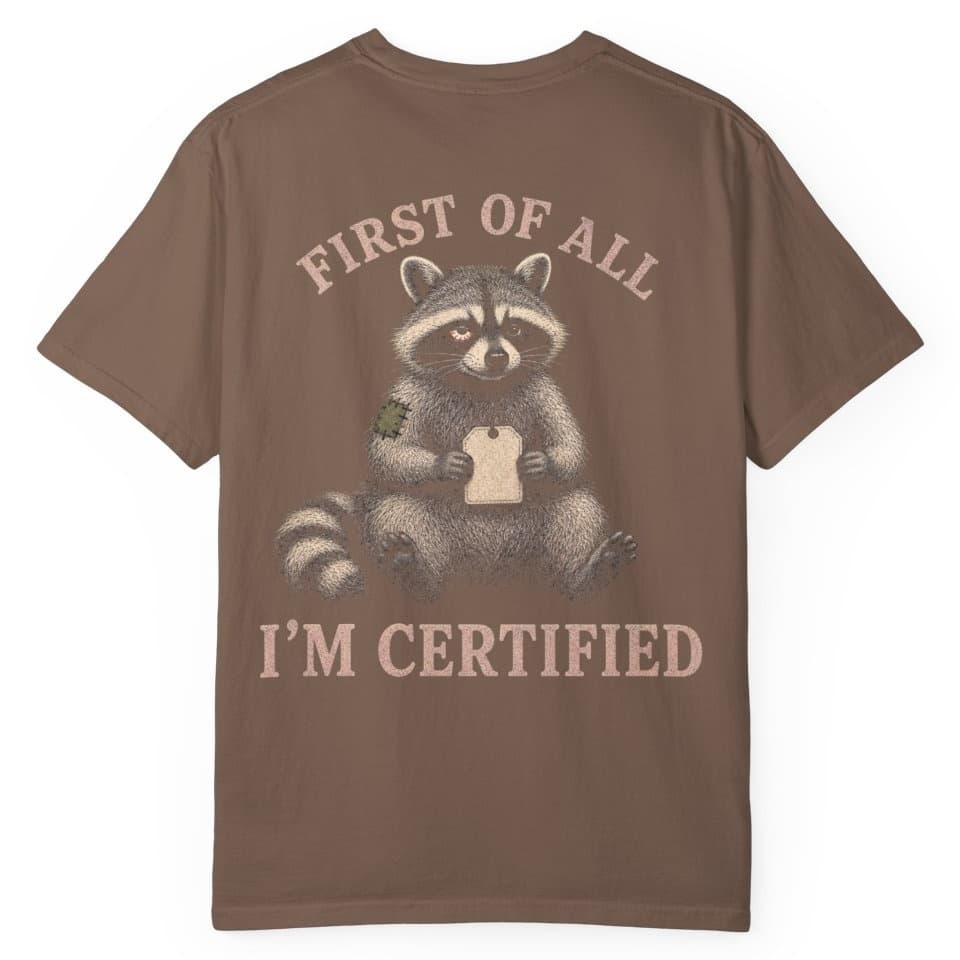 Certified First t-shirt in Black, photo 5