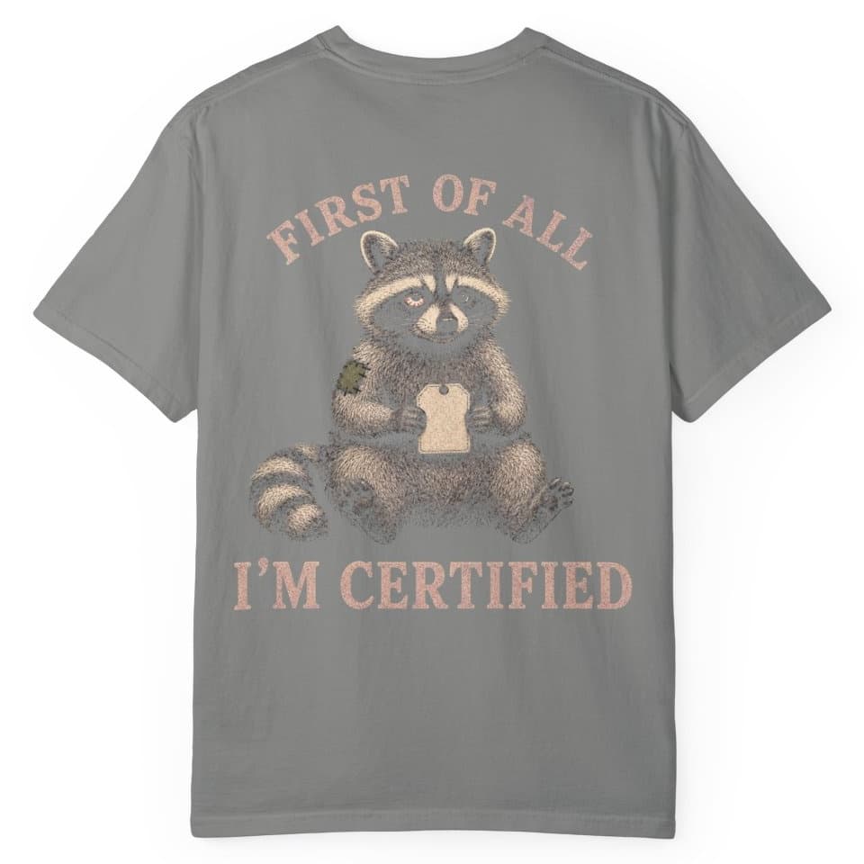 Certified First t-shirt in Black, photo 13