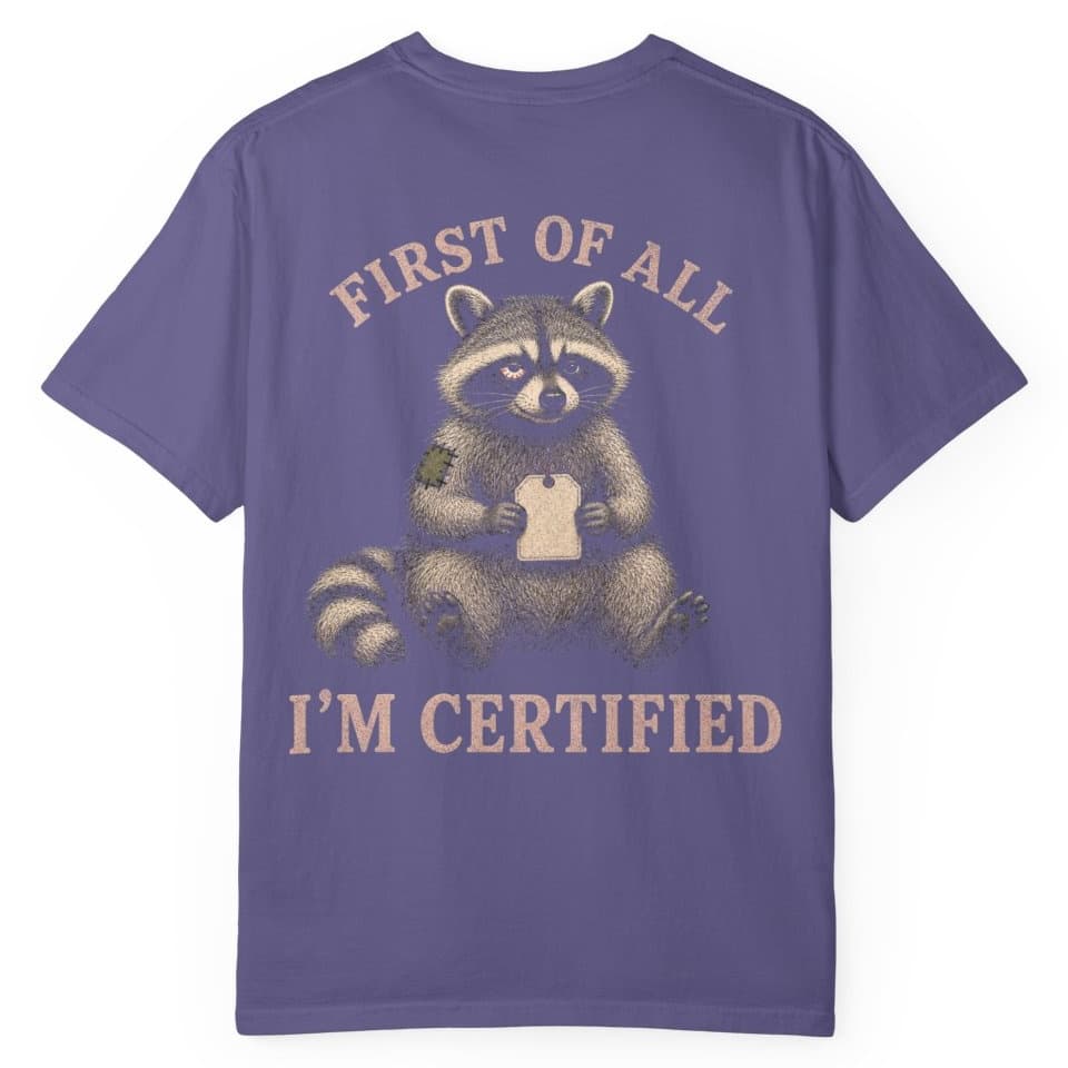 Certified First t-shirt in Black, photo 11