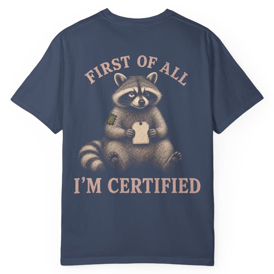 Certified First t-shirt in Black, photo 3