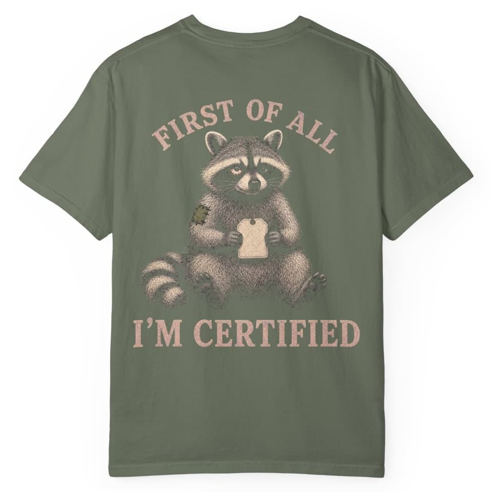 Certified First t-shirt in Black, photo 9