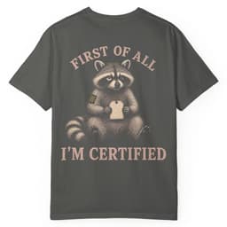 Certified First t-shirt in Black, thumbnail 7