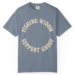 Fishing Widow Support Group t-shirt in Espresso, thumbnail 9