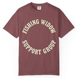 Fishing Widow Support Group t-shirt in Espresso, thumbnail 10