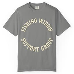 Fishing Widow Support Group t-shirt in Espresso, thumbnail 8