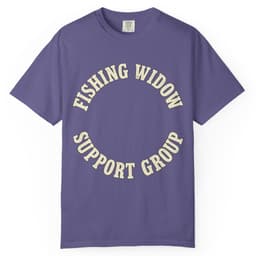 Fishing Widow Support Group t-shirt in Espresso, thumbnail 7