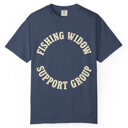 Fishing Widow Support Group t-shirt in Espresso, thumbnail 3