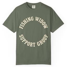 Fishing Widow Support Group t-shirt in Espresso, thumbnail 5