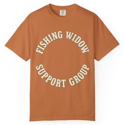 Fishing Widow Support Group t-shirt in Espresso, thumbnail 12