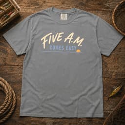 Five A.M. Comes Easy t-shirt in Midnight, thumbnail 7