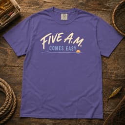 Five A.M. Comes Easy t-shirt in Midnight, thumbnail 6
