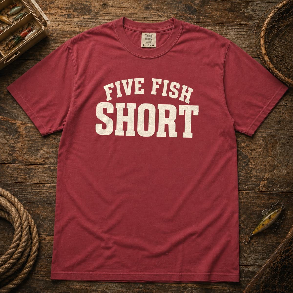 Five Fish Short t-shirt in Espresso, photo 6