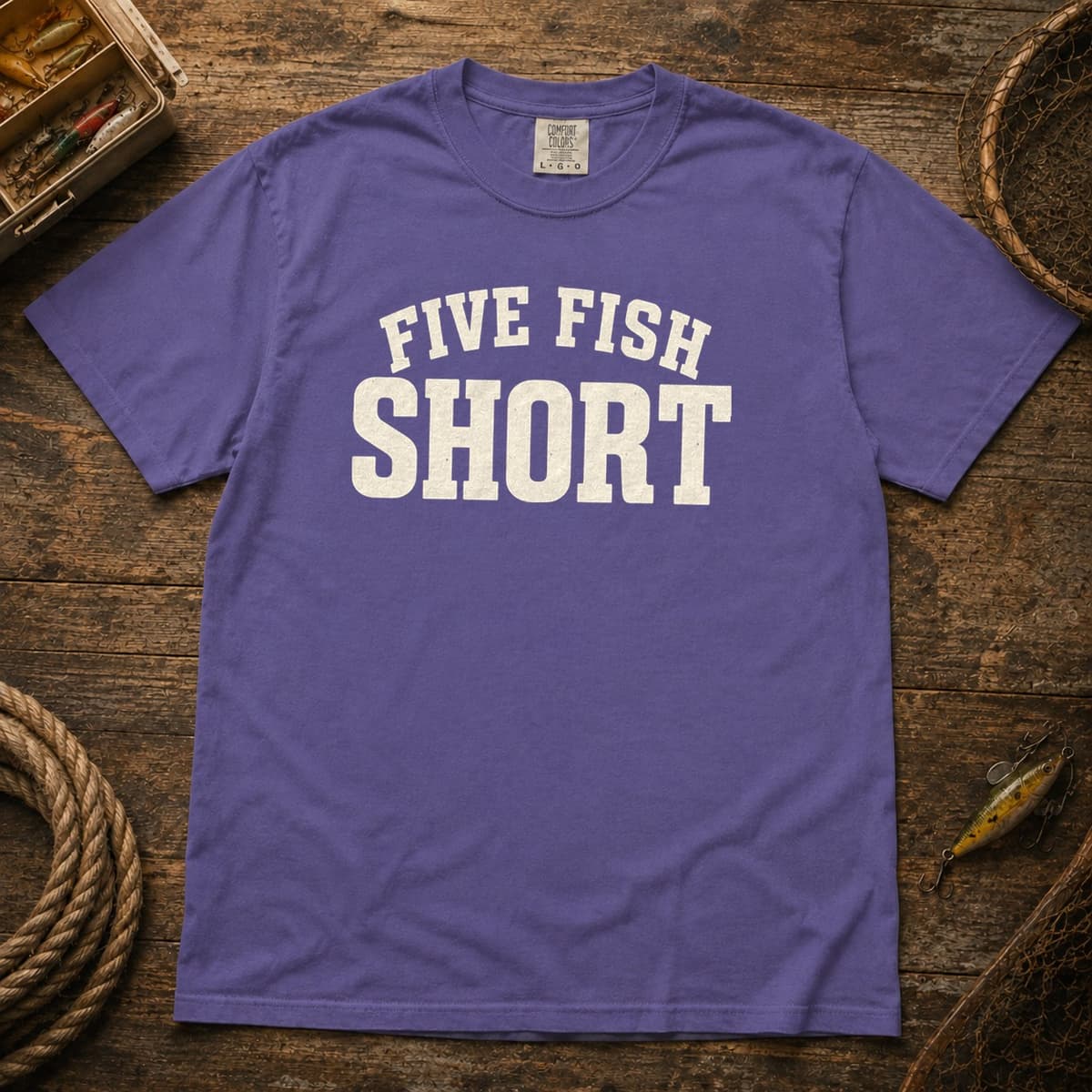 Five Fish Short t-shirt in Espresso, photo 4