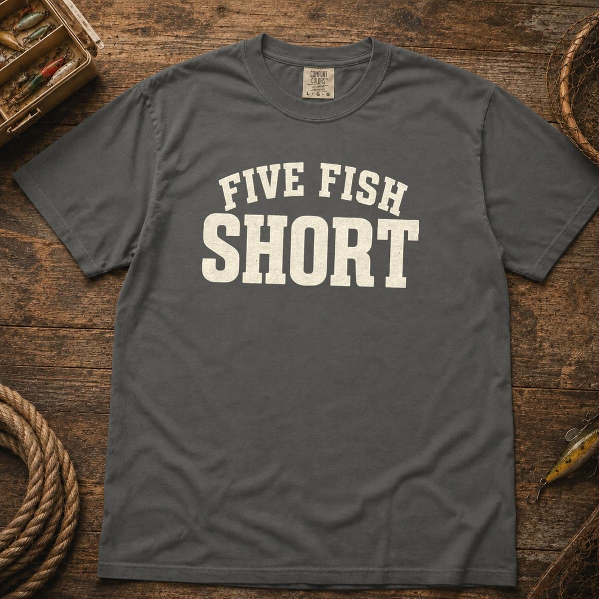 Five Fish Short t-shirt in Espresso, photo 11