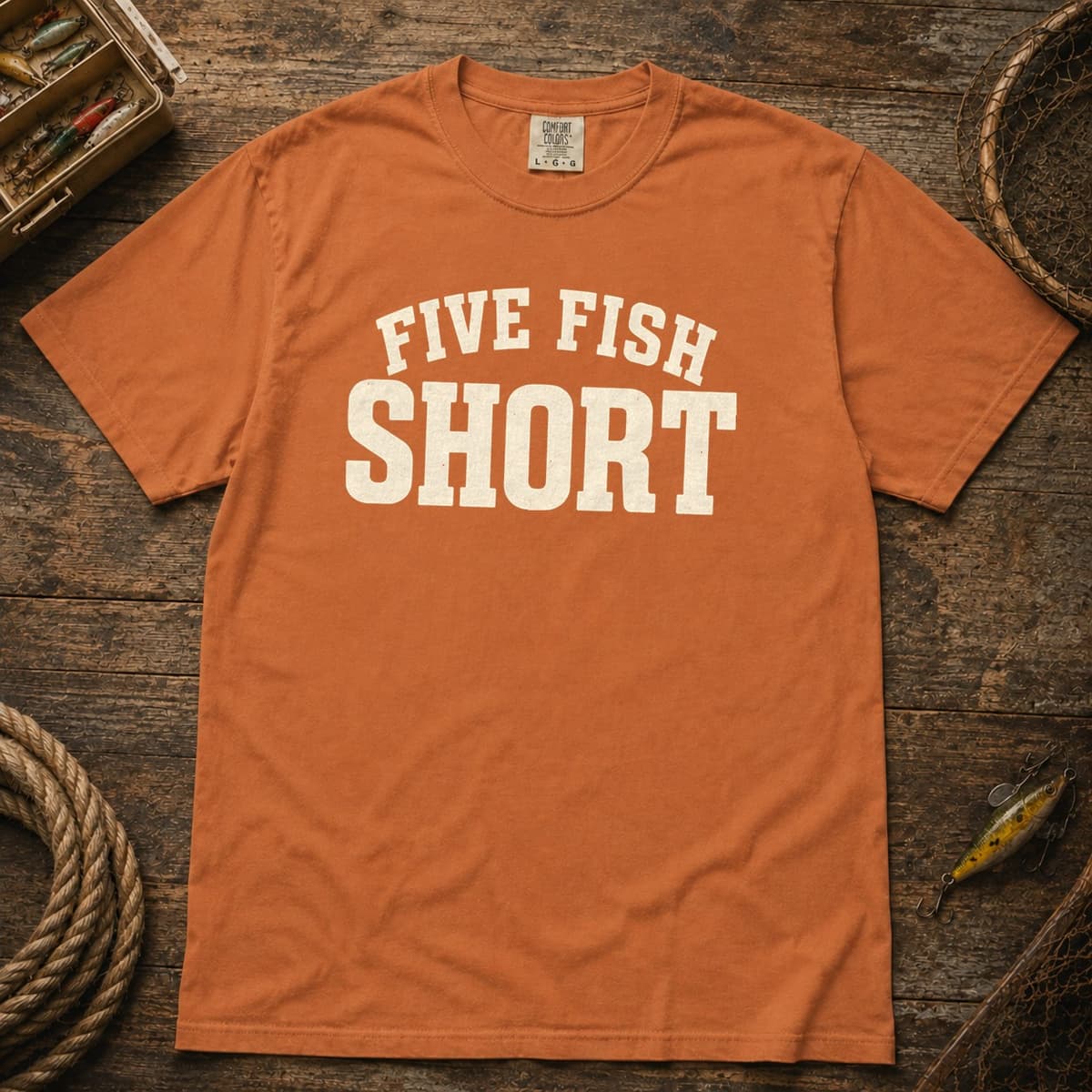 Five Fish Short t-shirt in Espresso, photo 5