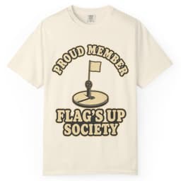 Flag's Up Society Ice Fishing Shirt t-shirt in Blue Jean, thumbnail 11