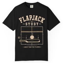 Flapjack Study V1 t-shirt in Black, thumbnail 1