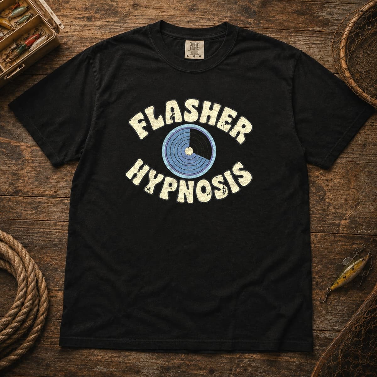 Flasher Hypnosis t-shirt in Black, photo 1