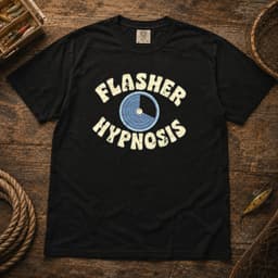 Flasher Hypnosis t-shirt in Black, thumbnail 1