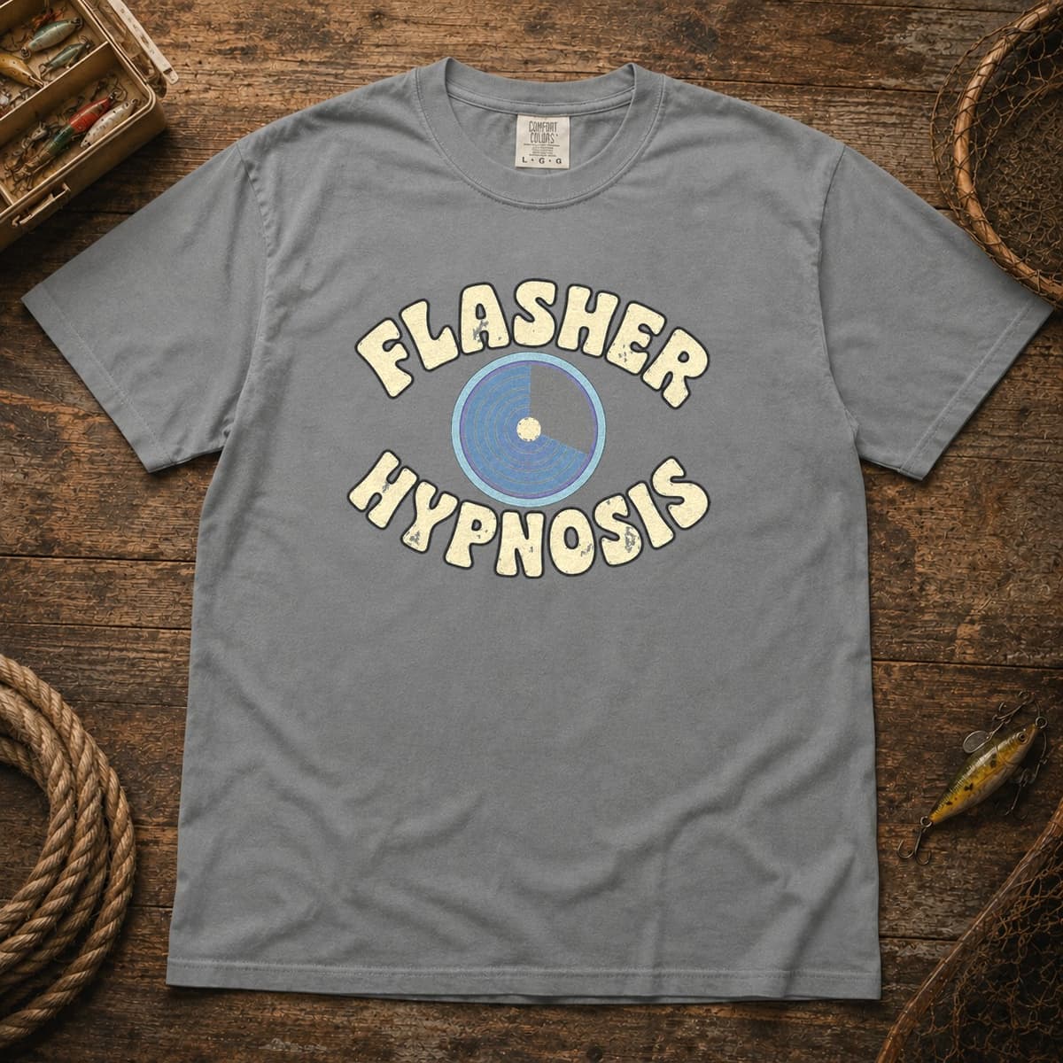 Flasher Hypnosis t-shirt in Black, photo 7