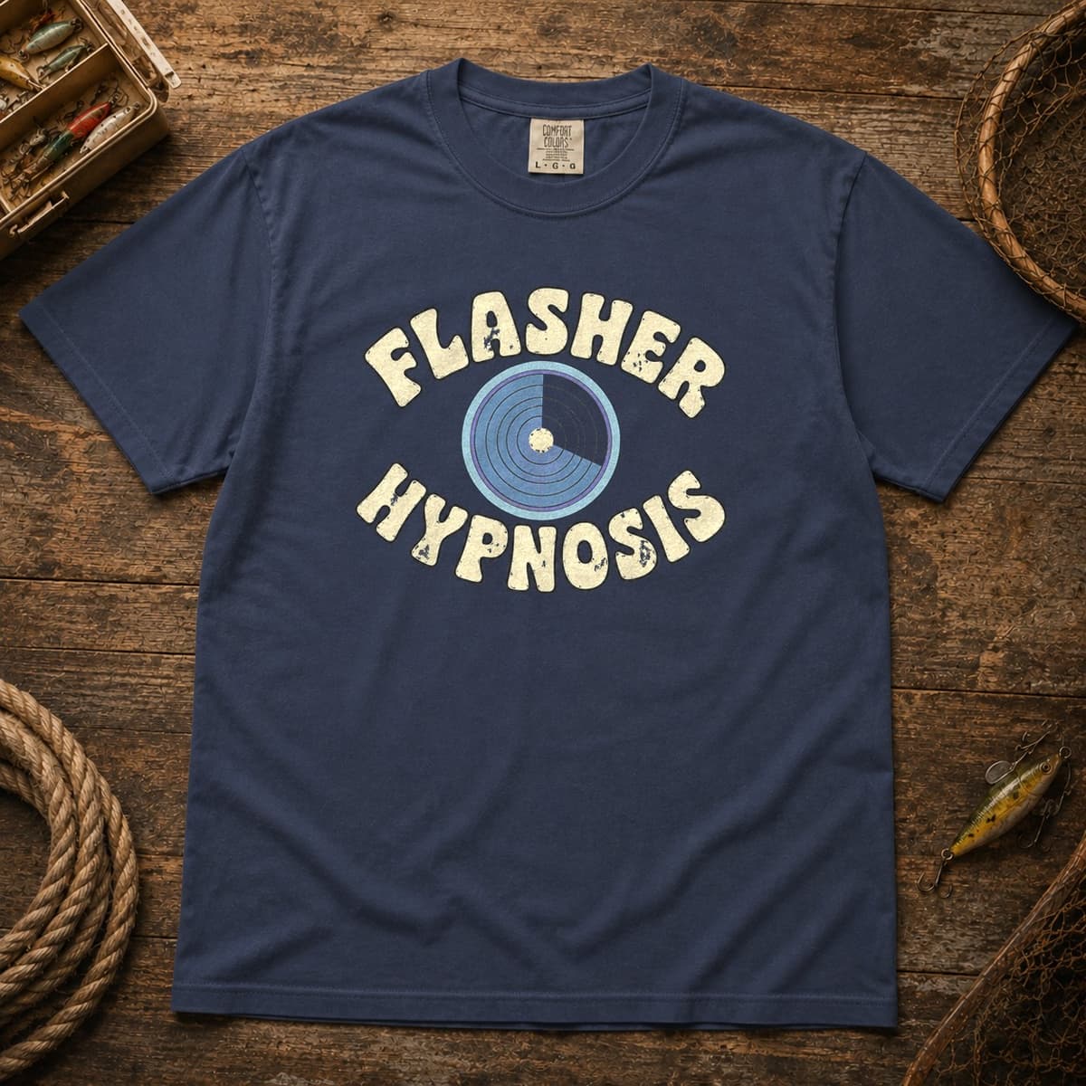 Flasher Hypnosis t-shirt in Black, photo 2