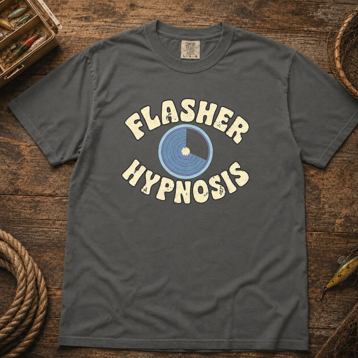 Flasher Hypnosis t-shirt in Black, photo 4