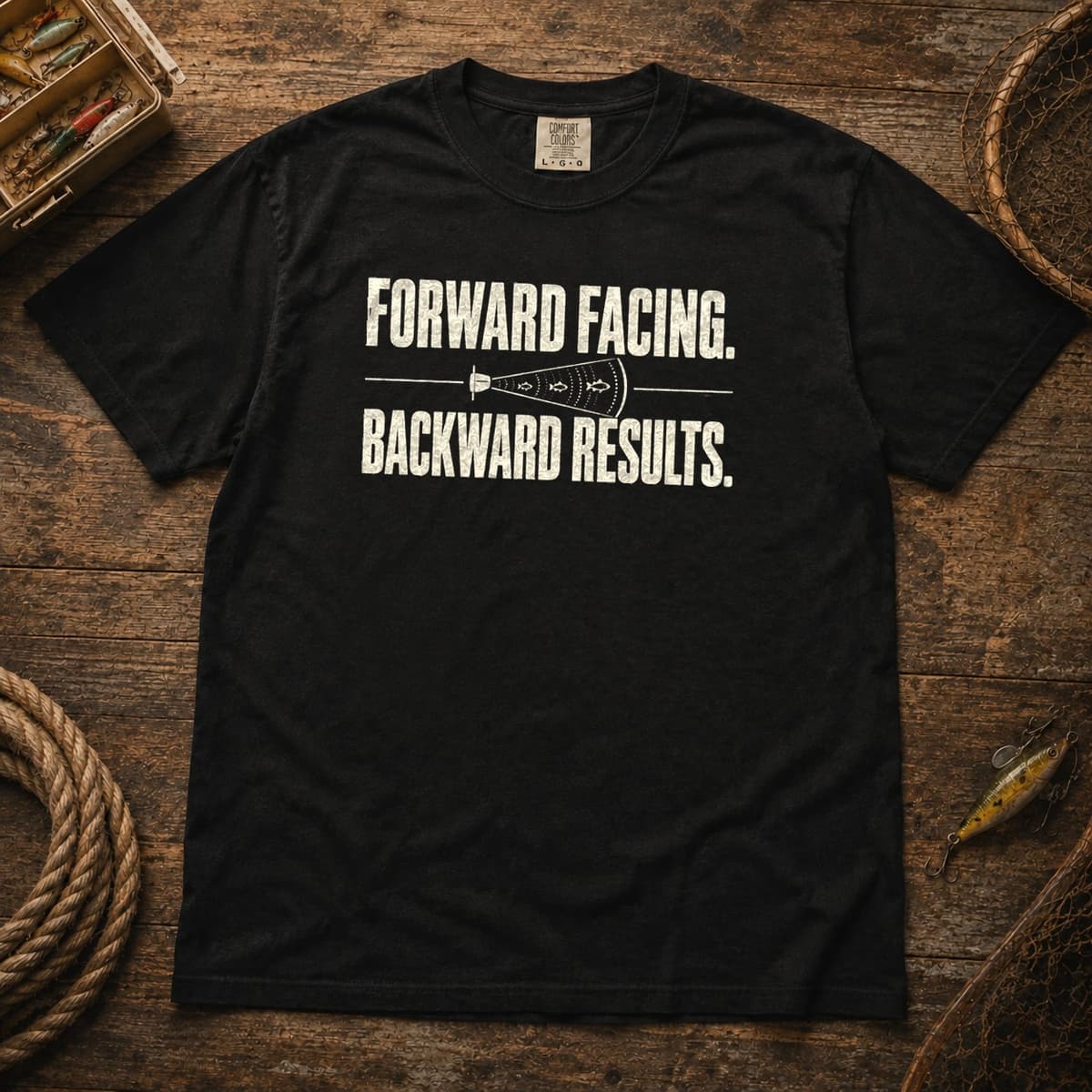 Forward Facing. Backward. t-shirt in Pepper, photo 2