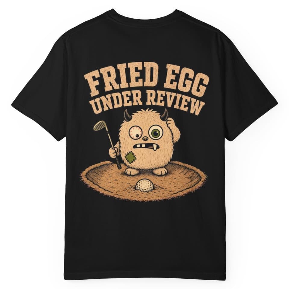 Fried Egg Under Review t-shirt in Moss, photo 3