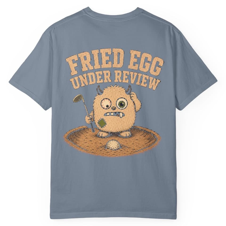 Fried Egg Under Review t-shirt in Moss, photo 13